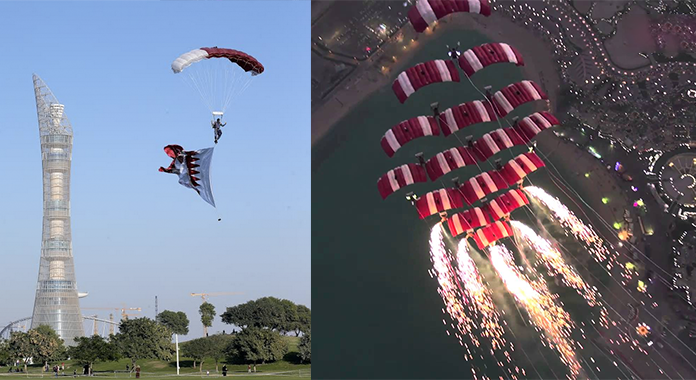 SKYDIVERS FROM QATAR’S ELITE ARMED FORCES TO TAKE OVER THE SKIES OVER ASPIRE PARK