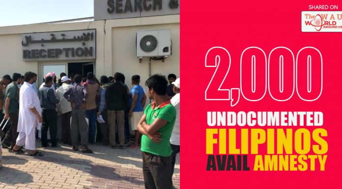 2,000 undocumented filipinos in qatar avail of amnesty