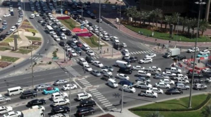 Traffic congestion reported across Qatar