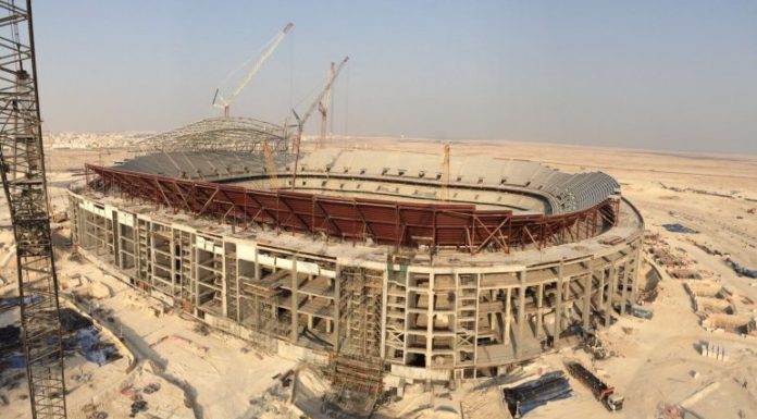 Second biggest Qatar 2022 stadium taking shape at fast pace