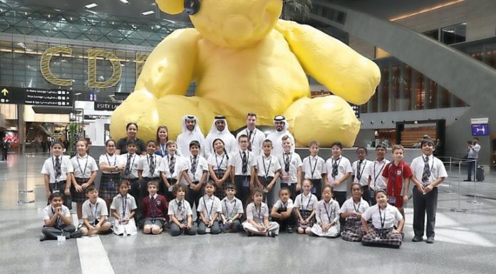 Oryx International School students tour HIA
