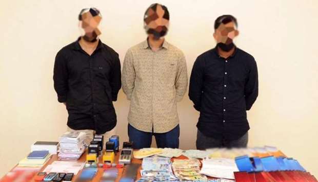 Three arrested for forging bank transfer orders