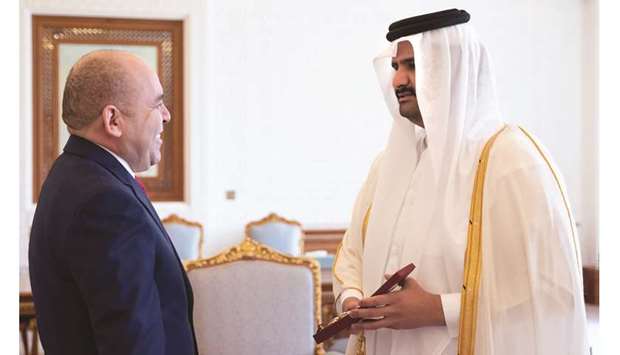 Deputy Amir meets outgoing Tunisian envoy