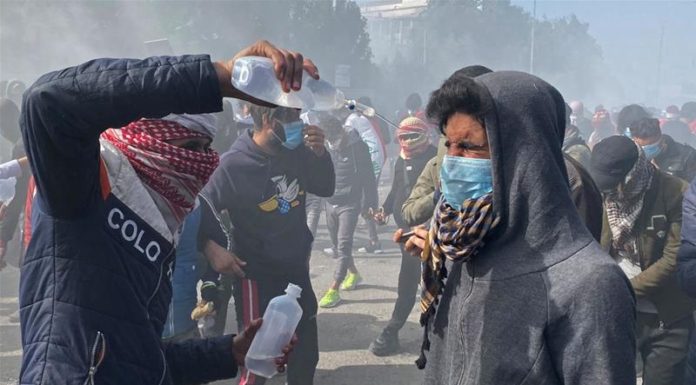 Rockets ‘hit US embassy’ in Iraq capital amid anti-gov’t protests AFP reports three rockets hit US embassy directly, as US calls on Iraq to protect the diplomatic facility.