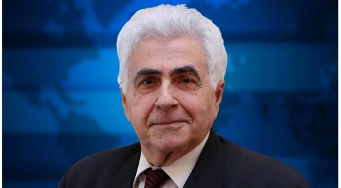 Lebanese Foreign Minister reviews the results of the Fourth Brussels Conference with a UN official