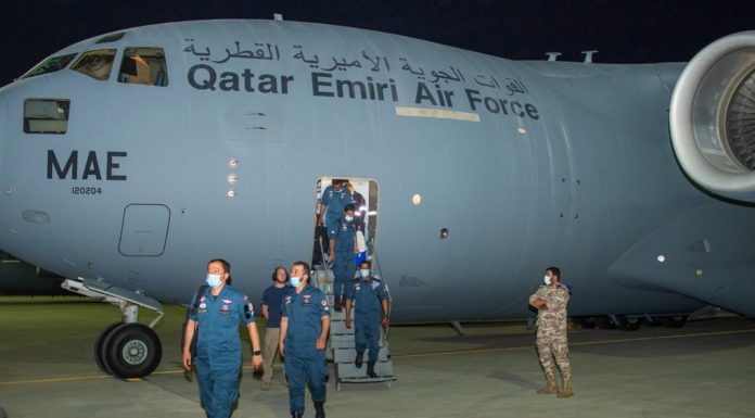 Lekhwiya’s team returns to Doha after successfully participating in search and rescue operations at Beirut Port