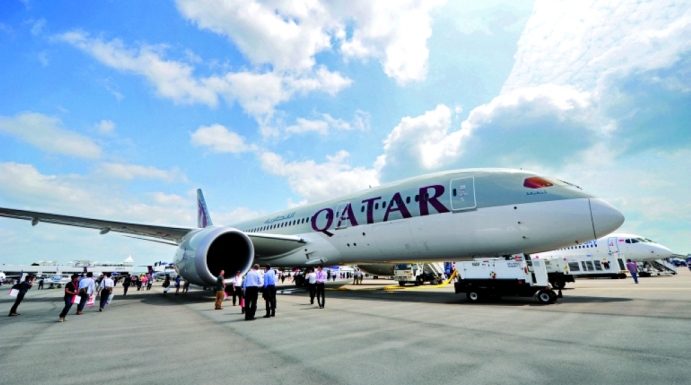 The Qatar Airways flies 5 flights a week to Vienna