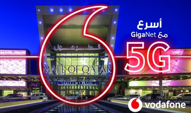 Vodafone launches a 5G network in Mall of Qatar
