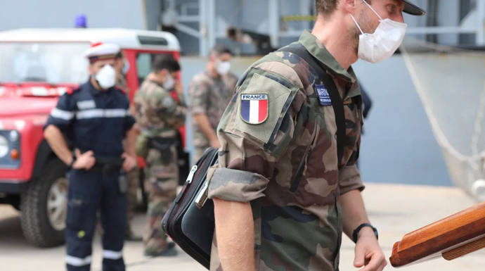 Senior French military officer arrested on suspicion of spying for a ‘foreign power’