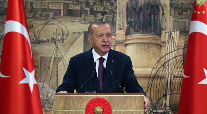 Erdogan discusses with the President of the European Council developments in the eastern Mediterranean