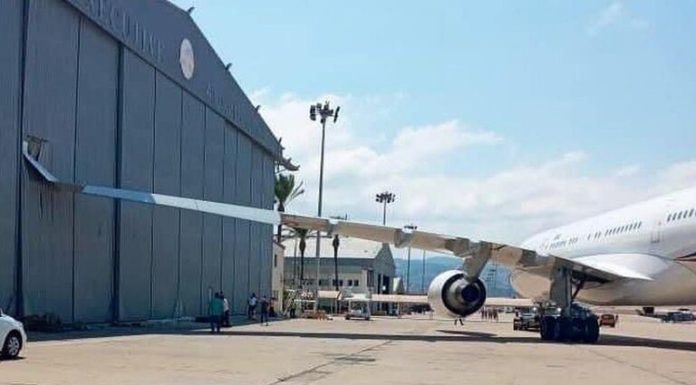 Macron plane collision at Beirut airport .. What is the story?