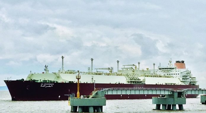 A Chinese contract to supply gas from Qatar for 10 years