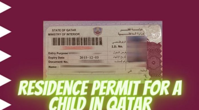 How to get a Residence Permit for a child in Qatar ?