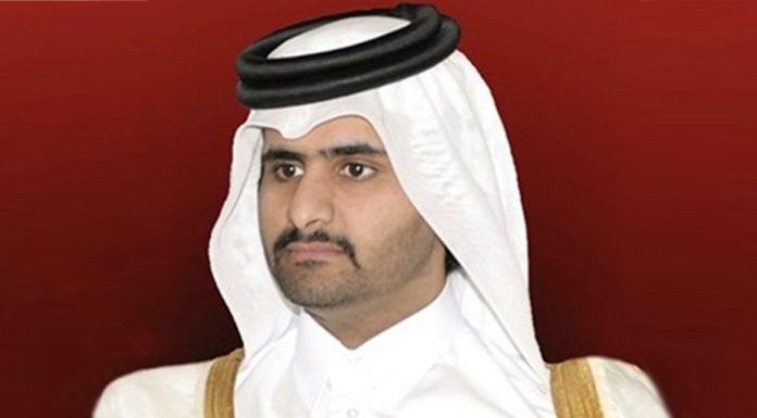 His Highness the Deputy Emir condoles the King of Thailand