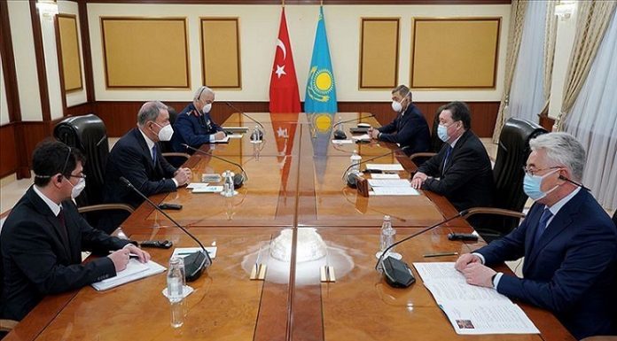 The Prime Minister of Kazakhstan and the Turkish Minister of Defense exchange views on regional issues
