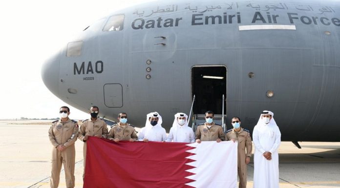 In implementation of the directives of His Highness, two Qatari aircraft carrying two field hospitals have arrived in Lebanon