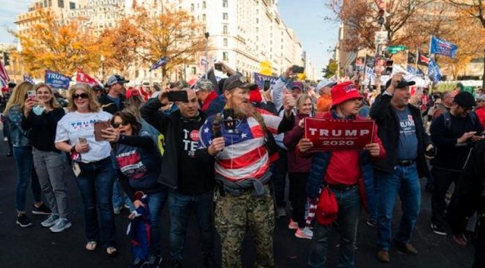 Trump supporters march in Washington to contest vote result