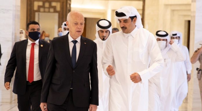 Your Highness: We renew our stand with the brothers in Tunisia to achieve stability, development and harmony
