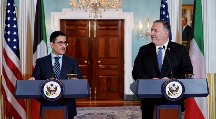 The US Secretary of State praises Kuwait’s efforts to solve the Gulf crisis