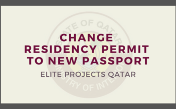 CHANGE RESIDENCY PERMIT TO NEW PASSPORT