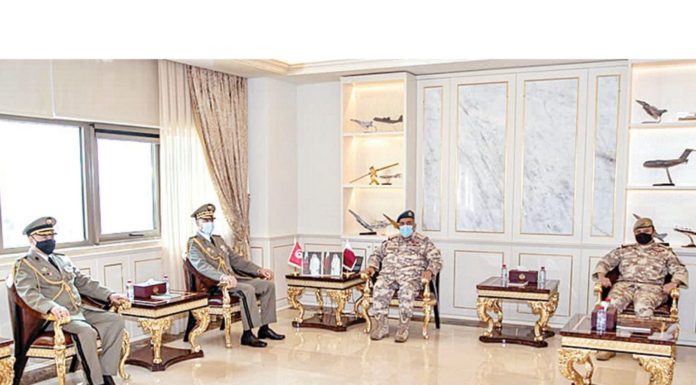 The Chief of Staff meets the new Tunisian military air and sea attaché