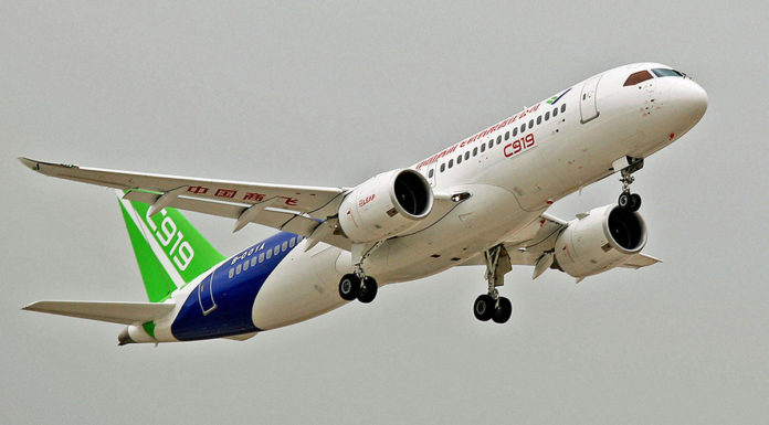 US government includes COMAC on Chinese military companies blacklist