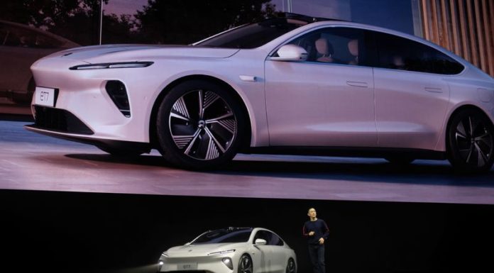 Nio launches first electric sedan model as Tesla delivers China-built SUV