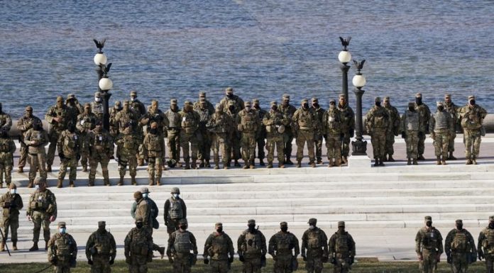 More than 150 National Guard in Washington for inauguration test positive for coronavirus