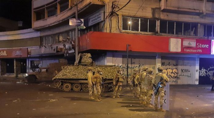 In locked-down Lebanon, Tripoli protester killed in night of unrest