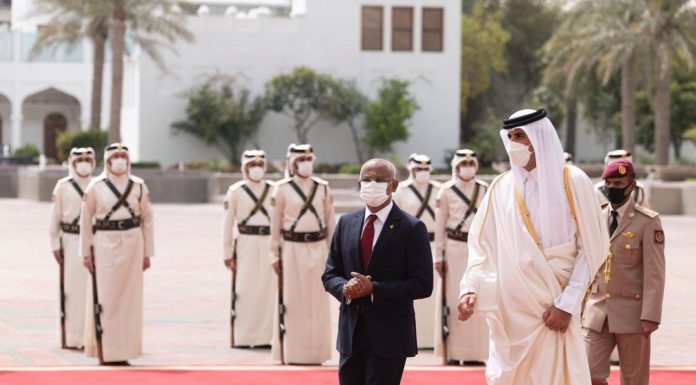 Your Highness: I look forward to the visit of the President of the Maldives to support investment and tourism cooperation