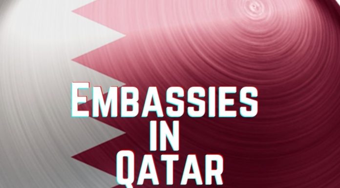 List of Embassies and locations in Qatar (latest update)