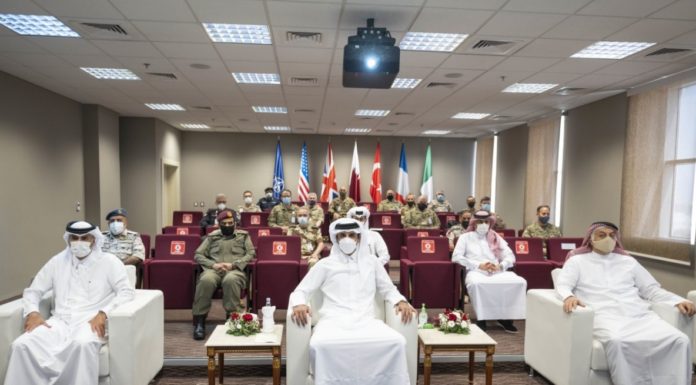 His Highness visits the National Security Shield Center
