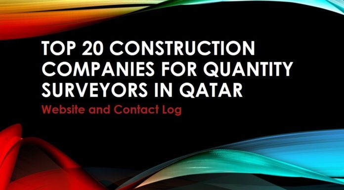 Job Scope In the Top 20 Construction Companies in Qatar