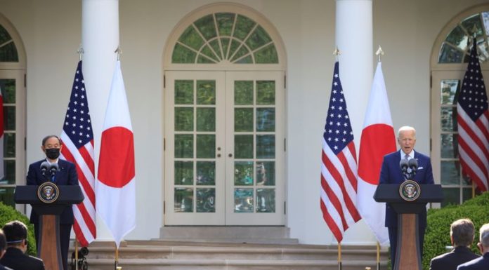 Biden and Japan’s Suga project unity against China’s assertiveness