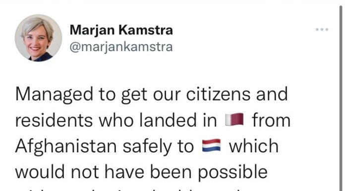 The Ambassador of the Netherlands thanks Qatar’s generous efforts to safely evacuate its citizens from Afghanistan
