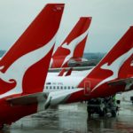 FILE PHOTO: Qantas aircraft are seen on the tarmac at Melbourne International Airport in Melbourne