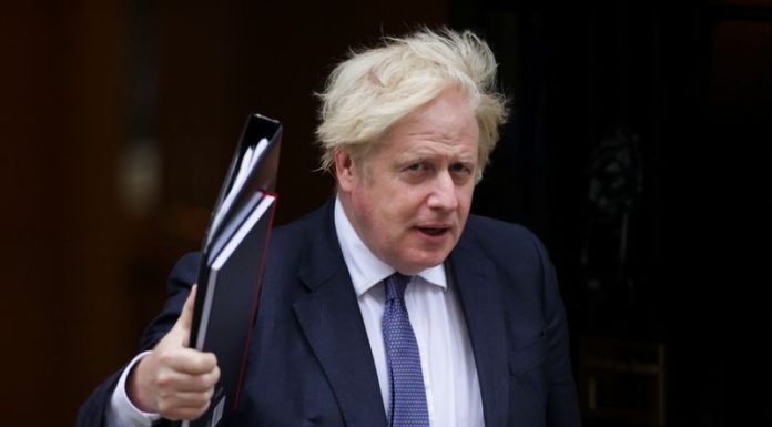 Actions not words count, UK PM Johnson tells the Taliban
