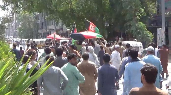 Afghanistan on edge after anti-Taliban protest in east, Kabul calm as airlift goes on
