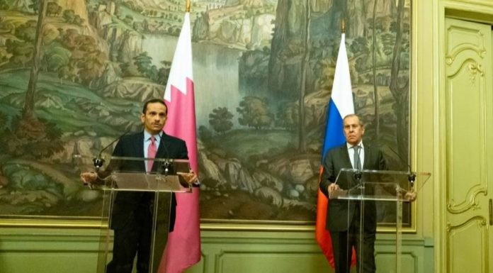 Foreign Minister: Qatar and Russia agree that humanitarian aid to Afghanistan will be independent of any political developments