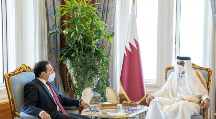 His Highness receives Spanish Foreign Minister