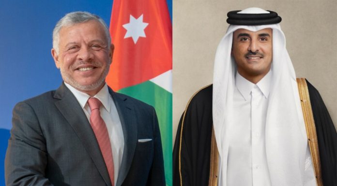 The Jordanian King thanks His Highness: Our discussions confirmed the depth of brotherly relations between our two countries and peoples