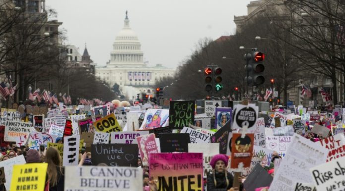 ‘My body, my choice’: Abortion rights protesters hit US streets