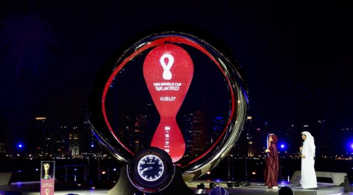 The unveiling of the “Countdown Clock for the FIFA World Cup Qatar 2022”