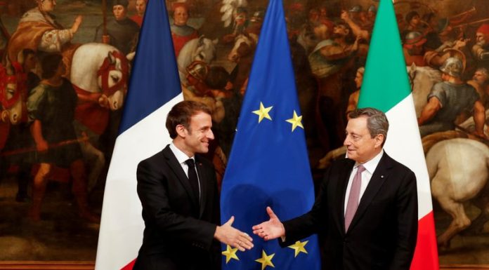 Italy, France to deepen ties as Merkel’s exit tests European diplomacy