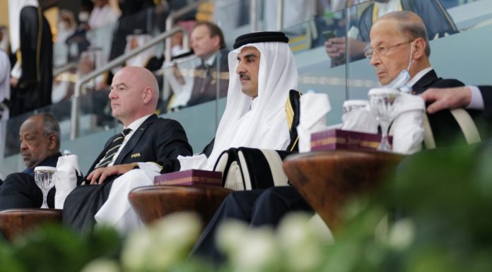 In the video.. His Highness at the opening of the Arab Cup: Welcome to all Arabs in Doha of Arabs