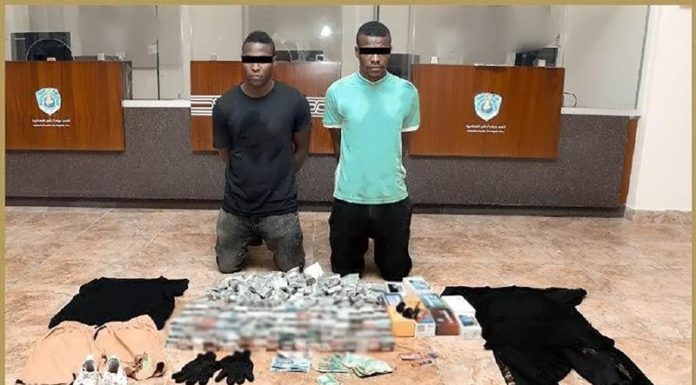 Two people arrested for theft of a number of industrial stores