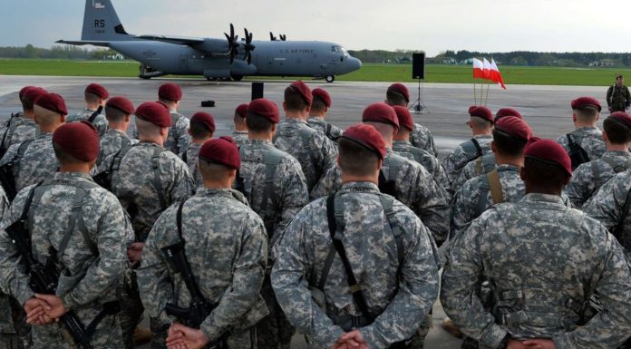 First US troops intended to reinforce NATO allies in Eastern Europe arrive in Poland