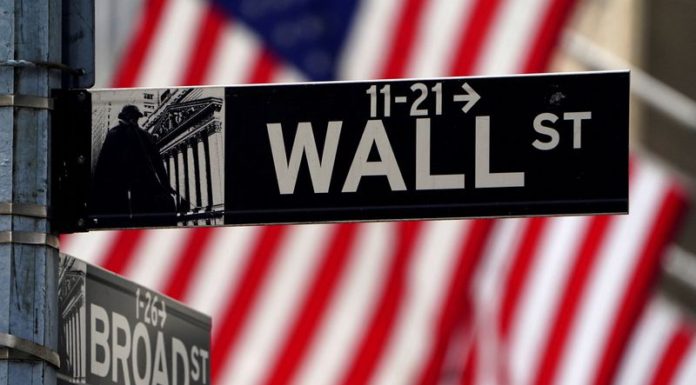 Wall St ends down as Powell plops 50 bps rate hike on table