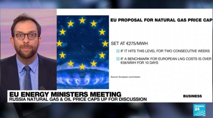 EU energy ministers hold tense talks on Russian natural gas price cap