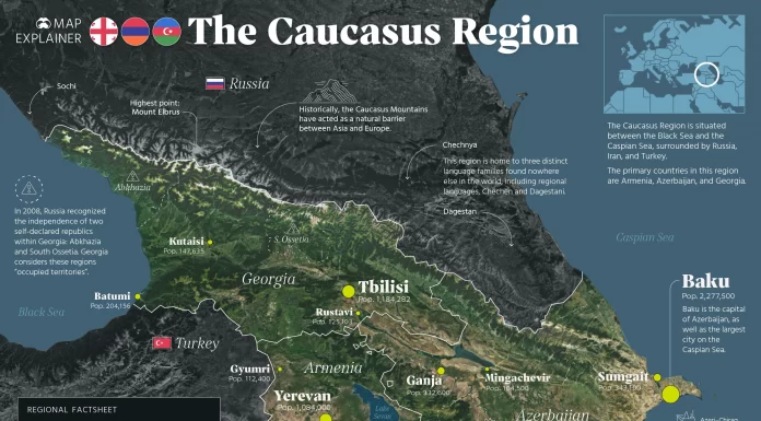 Map Explainer: The Caucasus Region